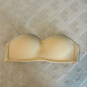 Nude strapless bra